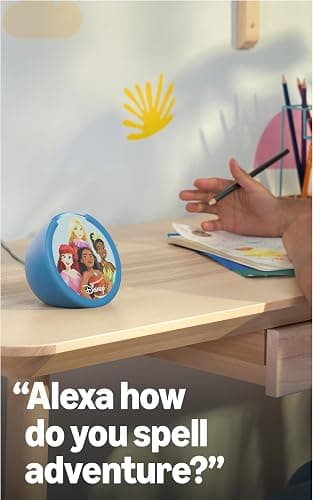 Amazon Echo Pop Kids (newest model), Designed for kids, with Alexa+ Early Access, parental controls, Includes 6 months of Amazon Kids+, Marvel's Avengers thumbnail 6