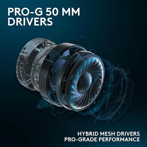 Logitech G Pro X SE Wired Gaming Headset with Microphone: Detachable Mic, DTS Headphone:X 7.1, Memory Foam Ear Pads, 50 mm Drivers, USB DAC Incl. - Black thumbnail 5