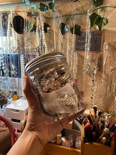 Mystery Jewelry Jar Set, 30+piece Mixed Surprise Jewelry Box for Women, Gift Set including necklace, earrings, ring, and bracelet – a unique birthday gift for her. thumbnail 6