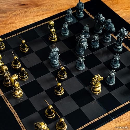 The Legend of Zelda Collector's Chess Set, Link vs. Ganondorf Strategy Game, 32 Custom Sculpted Hero & Villain Pieces, Classic Board Game for Zelda Fans, Officially Licensed Nintendo Merchandise thumbnail 9