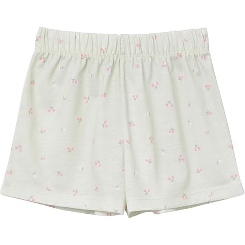 Gerber Toddlers and Baby Girls' 2-Piece Coat Style Pajama Short Set - Cherries - 2T thumbnail 2