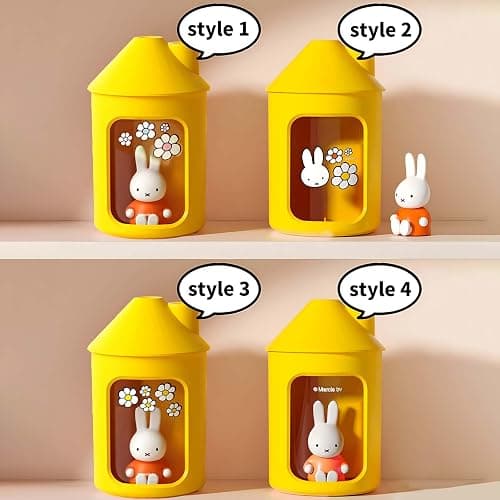 Mipow x Miffy BTA700M Cool Mist Humidifier for Bedroom With Night Light, 450ML Double Spray for Nursery, Office, Indoor Plants (Yellow) thumbnail 4