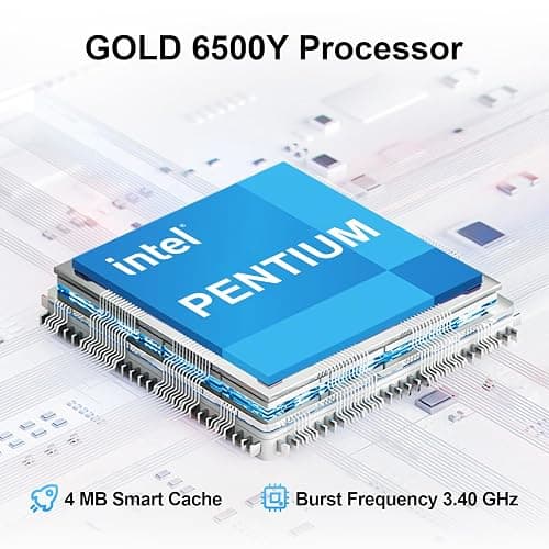 15.6 Inch Windows 11 Laptop, 6500Y Processor, 16GB RAM 256GB Storage Expandable to 512GB, FHD Display with Numpad, Office 365 Pre-Installed, Wi-Fi 5 Bluetooth 4.2, Type-C for Student & Business thumbnail 5