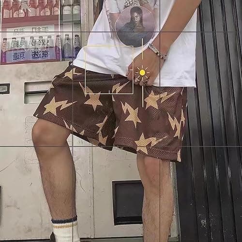 BOOMLEMON Mens Mesh Graphic Print Shorts Casual Workout Cool Shorts Gym Basketball Running Short Pants thumbnail 4
