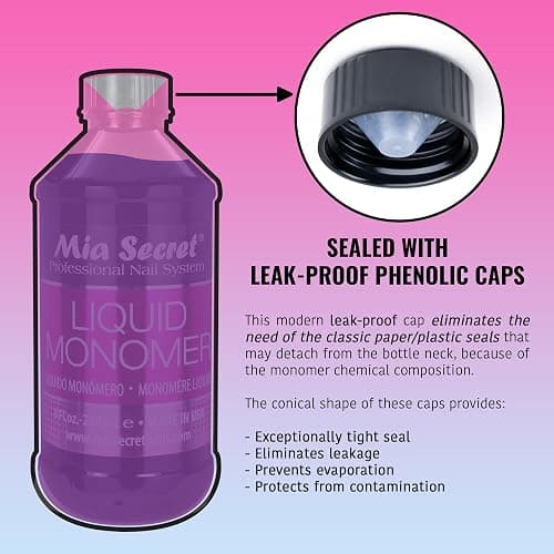 Mia Secret 4 fl oz EMA Liquid Monomer, Advanced Blended Acrylic Liquid for Acrylic Nails Application  thumbnail 4