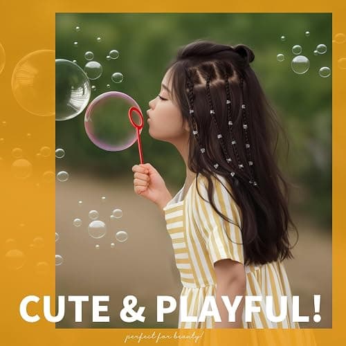 Teenitor Clear Elastic Hair Bands, 2000pcs Mini Hair Rubber Bands, Hair Ties, Soft Hair Elastics Ties, 2mm in Width and 30mm in Length thumbnail 6