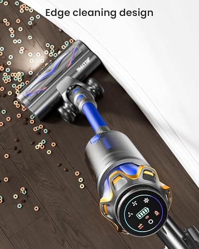 Cordless Vacuum Cleaner, Upgraded 650W 55KPA 70Mins Cordless Stick Vacuum Cleaner with Self-Standing and Touch Screen, Anti-tangle Wireless Vacumm, Vacuum Cleaners for Home/Pet Hair/Carpets/Floors thumbnail 3
