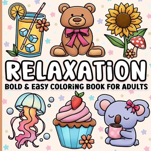 Coloring Book for Adults Relaxation: Bold and Easy - Image 1