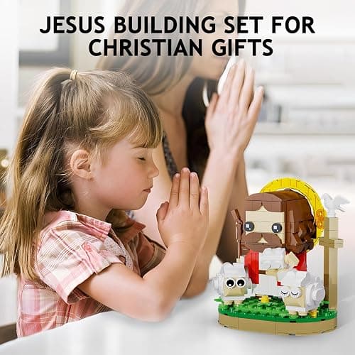 Taojiyuan Jesus Christ Building Blocks Set, Divine Shepherd Jesus Building Toy, Educational Christian Toy for Kids Age 6+ thumbnail 4