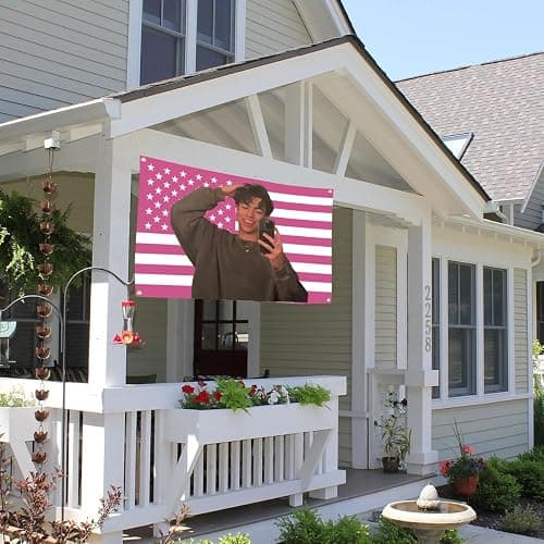 3x5 Ft Malachi Barton Flag,Pink american malachi barton flags Tapestry,Funny poster For College Dorm Room Decor,Outdoor Parties, Gift,Tailgates Yard,Poster for Bedroom Decoration,Four Brass Grommets thumbnail 2