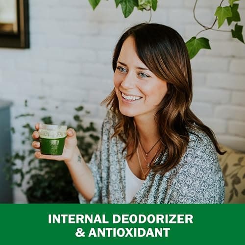 Liquid Chlorophyll Drops Mint 15X Concentrated 100ml - Detox - Alkaline - Natural Body Deodorant - Antioxidant - Cold Extracted from Non-GMO Alfalfa - Made in Canada thumbnail 4