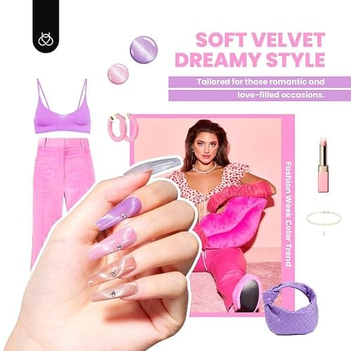 Beetles Cat Eye Gel Nail Polish Set, 20 Colors Fall Cat Eye Glitter Gel | Magnetic Red Green Blue Brown Black Base Coat Matte Glossy Top Coat Soak Off UV Galaxy Gemlight Manicure Salon Gift for Women thumbnail 3
