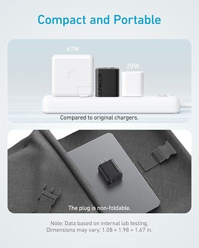 Anker iPhone 17/16 Charger, 2-Pack 20W Fast USB C Charger Block, for iPhone 16/16 Pro Max/15 Series/iPad Pro and More (Black, 2 Pack & 2 Cable) thumbnail 5