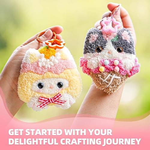 Punch Needle kit for Beginners,Embroidery kit for Beginners,Punch Needle Kits Adults Beginner,Including Printed Patterns, Needles, Easy to Follow Instructions, and Videos-Cat Family thumbnail 9