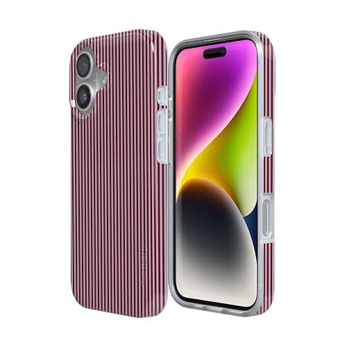 Casely iPhone 17 Case | Stripes and the City | Tiny Pinstripe | Compatible with MagSafe | Classic Ultra Slim Design thumbnail 2