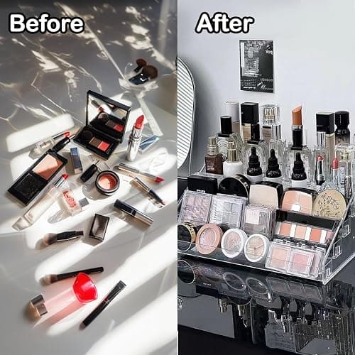 ShunChengFa Nail Polish Storage Box Makeup Organizer Cosmetics Storage Transparent Easy to Assemble 7 Layers thumbnail 4
