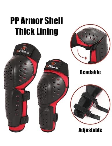 Kids Dirt Bike Gear Motocross Chest Protector Motorcycle Protective Gear Armor Vest Knee Guards Elbow Pads Dirt Bike Riding Gear for Baby Biker ATV thumbnail 4