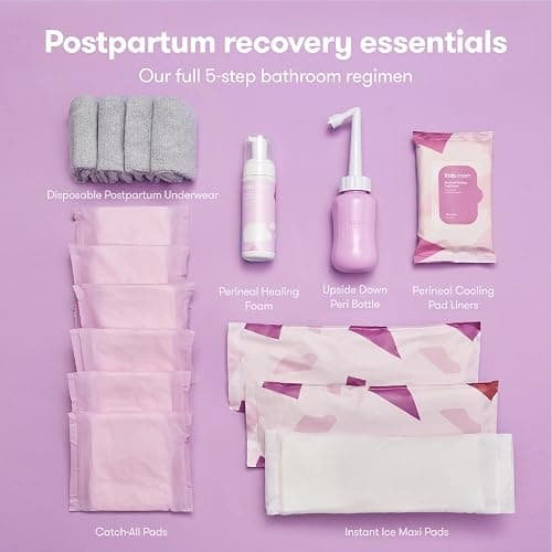 Frida Mom 30pc Pre-Packed Hospital & Diaper Bag Essentials Gift Set, Includes Labor, Postpartum, & Newborn Grooming Kit in One, Easy to Organize with Removable Toiletry Bags, & Suitcase Strap thumbnail 4