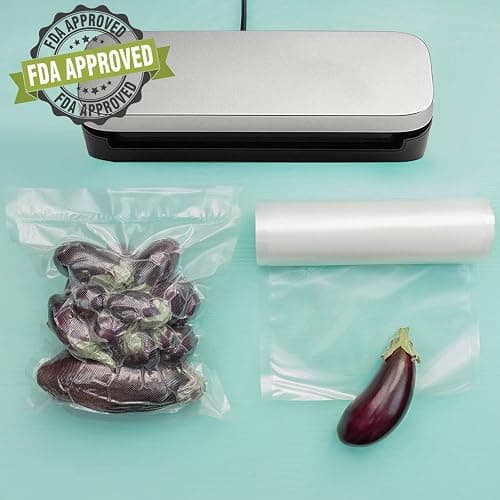 POTANE 6 Pack 11"x20'(3Rolls) and 8"x20' (3Rolls)Thickened Vacuum Sealer Bags , Smell-Proof, Puncture Prevention, Heavy duty for POTANE, Food Saver, Great for Vacuum storage,Meal Prep or Sous Vide thumbnail 2