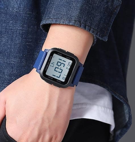 BESTKANG Unisex LED Digital Watch Women Men Digital Sports Watch Fashion Simple Luminous Waterproof Watch thumbnail 2