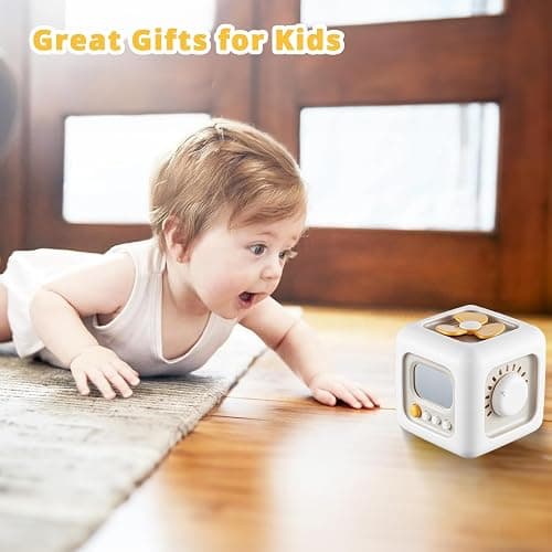 SOCBTNSO Busy Cube Toy for 1 Year Old Boy, Montessori Toys for 1+ Year Old, Travel Sensory Toys for Toddlers 1-3, Learning Fine Motor Skills| 1st Birthday Gifts 9 12 Months Baby Easter Basket Stuffers thumbnail 2