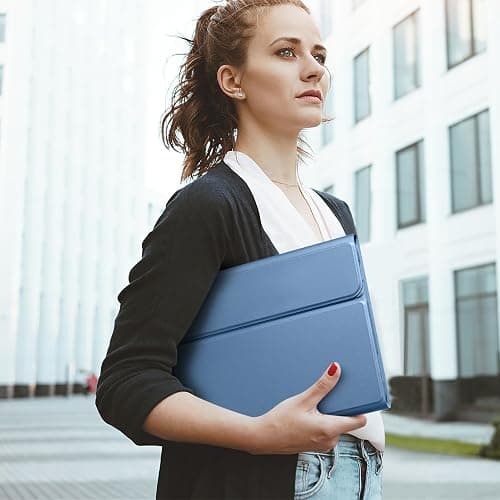 Vobafe Coque Clavier pour iPad A16 11/10 Ème Generation (11 Pouces 2025/10.9 Pouces 2022), Étui Keyboard 7 Couleurs Rétroéclairées avec Porte Crayon, AZERTY Layout pour iPad 10eme/11eme, Bleu thumbnail 8