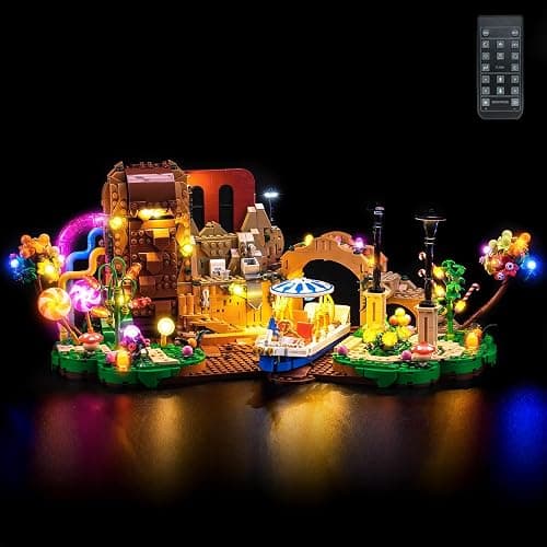 BrickBling LED Light Only, Compatible with Lego Willy Wonka & The Chocolate Factory 21360 - Excluding Model (RC Version Light) - Image 1
