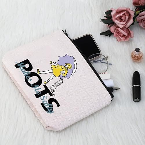 G2TUP POTS Awareness Gift POTS Makes Me Salty Makeup Bag POTS Syndrome Fighter Warrior Cosmetic Bag Dysautonomia Awareness Gift (POTS Makes Me Salty MB) thumbnail 2