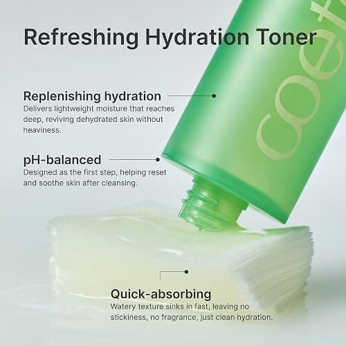 Coeternal Hydrating Toner for Dry or Oily Skin, Korean Skin Care for Face with Hyaluronic Acid & Algae11, Calming K Beauty Facial Skincare for Glass & Dewy Skin 150ml / 5.07 fl.oz. thumbnail 2