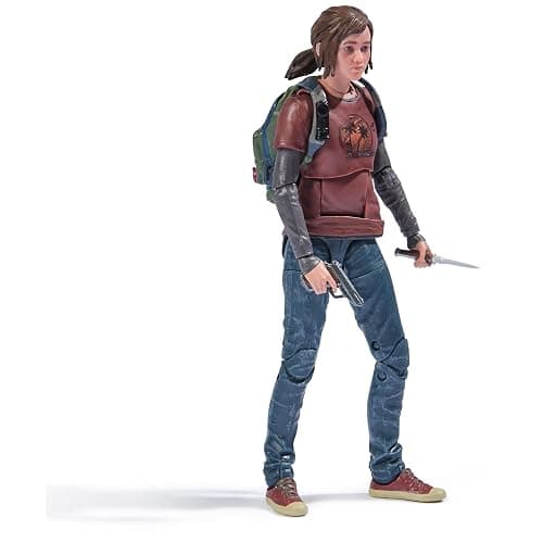 PlayStation The Last of US, 2-Pack 6” Joel & Ellie Action Figures with 19 Accessories, The Shapes Collection, for PS5 Fans & Collectors Ages 17+ thumbnail 8