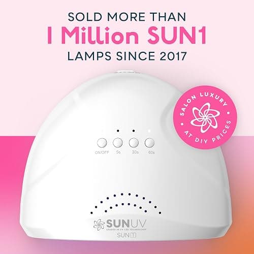 SUNUV UV LED Nail Lamp, Gel Light for Nail Polish UV Dryer with 3 Timers SUNone White thumbnail 2