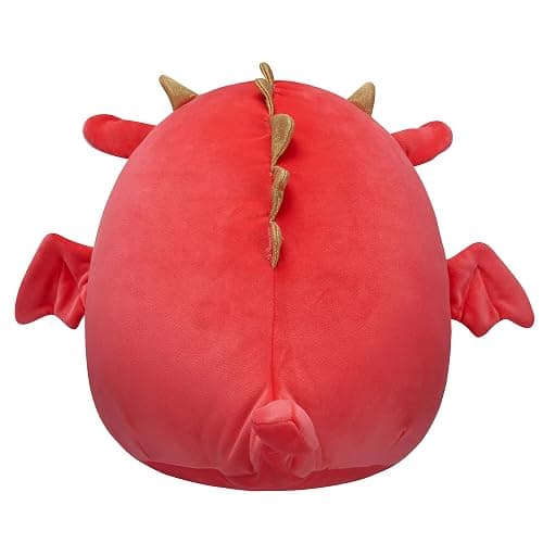 Squishmallows Original 12-Inch Baiden Red Dragon with Boba Drink - Official Jazwares Plush (Medium-Sized) thumbnail 5