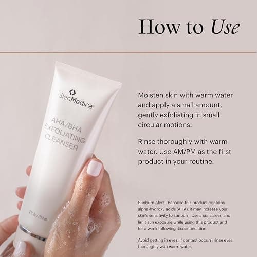Skin Medica Cleanse Aha/Bha Exfoliating Cleanser, 6 ounces thumbnail 6