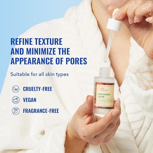 Good Molecules Niacinamide Serum - 10% Niacinamide to Target Acne, Nourishment, and Skin Tone - Ultra Hydrating Serum and Brightening Skin Care for Face thumbnail 2