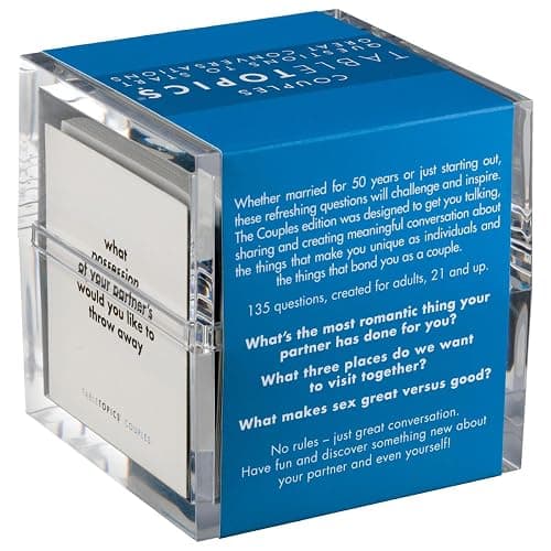 TableTopics Couples Conversation Cards for Romantic Partners with 135 Questions for Date Nights & Intimate Talks, Unique Gift for Anniversaries thumbnail 4
