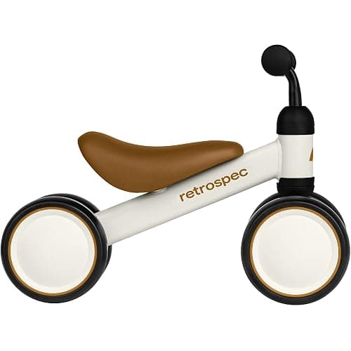 Retrospec Cricket Baby Walker 4-Wheel Balance Bike for Ages 12-24 Months Toddlers | First Birthday Gift - Toddler Bicycle Toy for 1 Year Old’s - Ride On Toys for Boys & Girls - Eggshell - One Size thumbnail 2