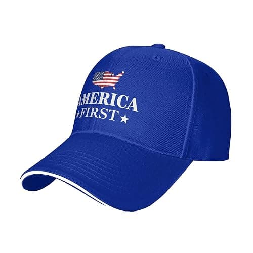 Vetrova America The First Hat 4th of July Golf Hats for Mens Women Dad Caps thumbnail 2
