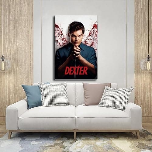XINSHUDA Dexter TV Series Poster School Classroom Dormitory Birthday Gift 6 Canvas Poster Wall Art Decor Print Picture Paintings for Living Room Bedroom Decoration Unframe:12x18inch(30x45cm) thumbnail 5