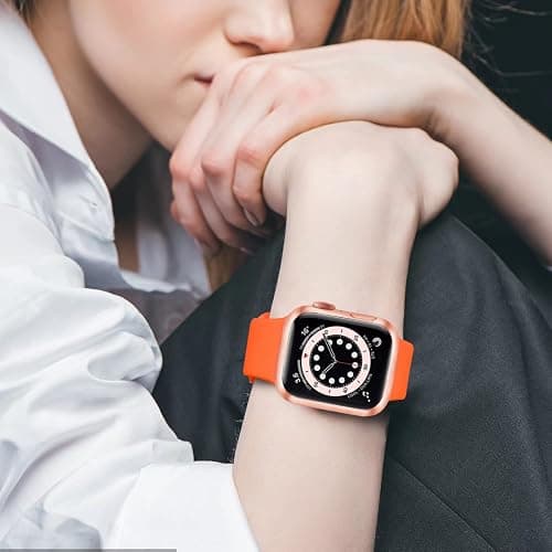 15Pack Watch Bands Compatible for Apple Watch Band 38mm 40mm 41mm 42mm 44mm 45mm 46mm 49mm Women Men, Soft Silicone Sport Band Strap for iWatch Bands Series Ultra 11 10 9 8 7 6 5 4 3 2 1 SE thumbnail 9