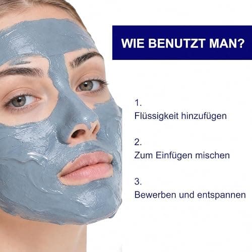 Nila Powder Marruecos para cara y cuerpo, Blue Nila Powder Moroccan, Mascarilla en polvo para limpieza profunda, hidratante, calmante y reducción de poros thumbnail 7