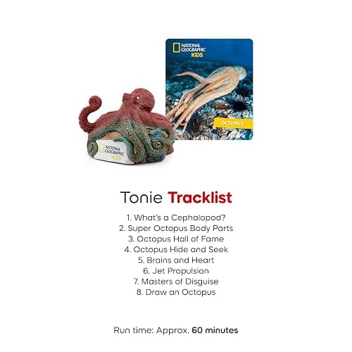 Tonies National Geographic Kids Octopus Audio Toy Figurine thumbnail 5