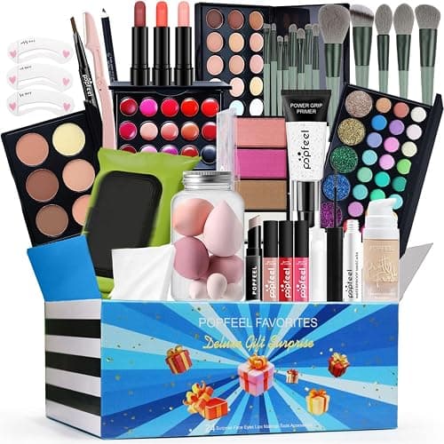 Melearch Makeup Set Box, Festival Surprise Assortment Gift with Professional Makeup Products, Cosmetics Set Party Favors for Women Girls Teenager, Vegan & Cruelty-Free, Set D - Image 1