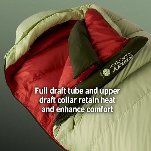 Kelty Cosmic 20 Down Mummy Sleeping Bag for Backpacking, Campers, 550 Fill Power, Recycled Fabrics with PFAS-Free DWR, Designed in Sunny Colorado, thumbnail 5