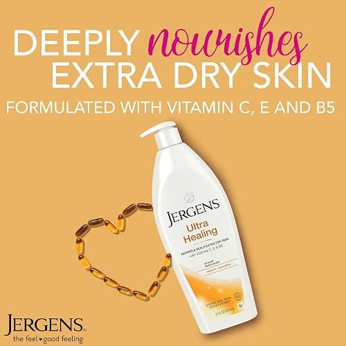 Jergens Ultra Healing Dry Skin Moisturizer, White 21 Fl Oz thumbnail 2