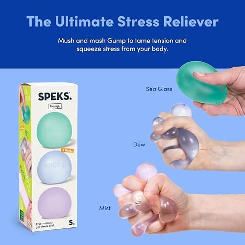 Speks Gump Stress Balls | Ultra Soft Squishy Fidget Toy for Adults & Teens | Stress Relief & Desk Toy | Cool thumbnail 6