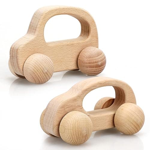 TOY Life Wooden Baby Cars