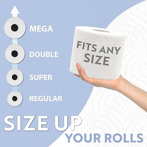 BROOKSTONE, Trending Black Toilet Paper Holder, Freestanding Bathroom Tissue Organizer, Minimalistic Storage Solution, Modern & Stylish Design [Holds MEGA Rolls] - Trending Black thumbnail 4