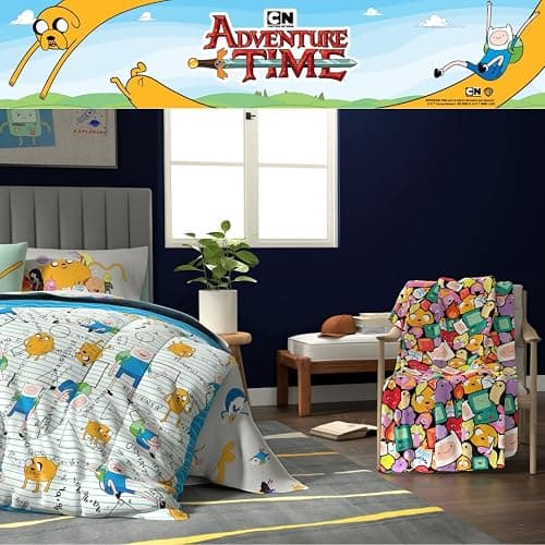 Franco Collectibles Adventure Time Bedding Super Soft Cozy Plush Throw, 46 in x 60 in, (Officially Licensed Product) thumbnail 7