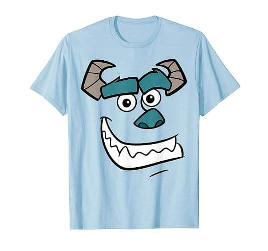 Disney Pixar Monsters Inc Sulley Face Costume T-Shirt - Image 1