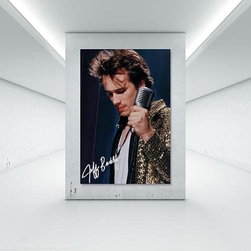 DEYIN Album Cover Poster Jeff Buckley Posters 90s Inspiring Music SongCanvas Poster Decoration Room Aesthetic Bedroom Decor Wall Art Office Home Holiday Gift 24x36inch(60x90cm) Unframe-style-3 thumbnail 7
